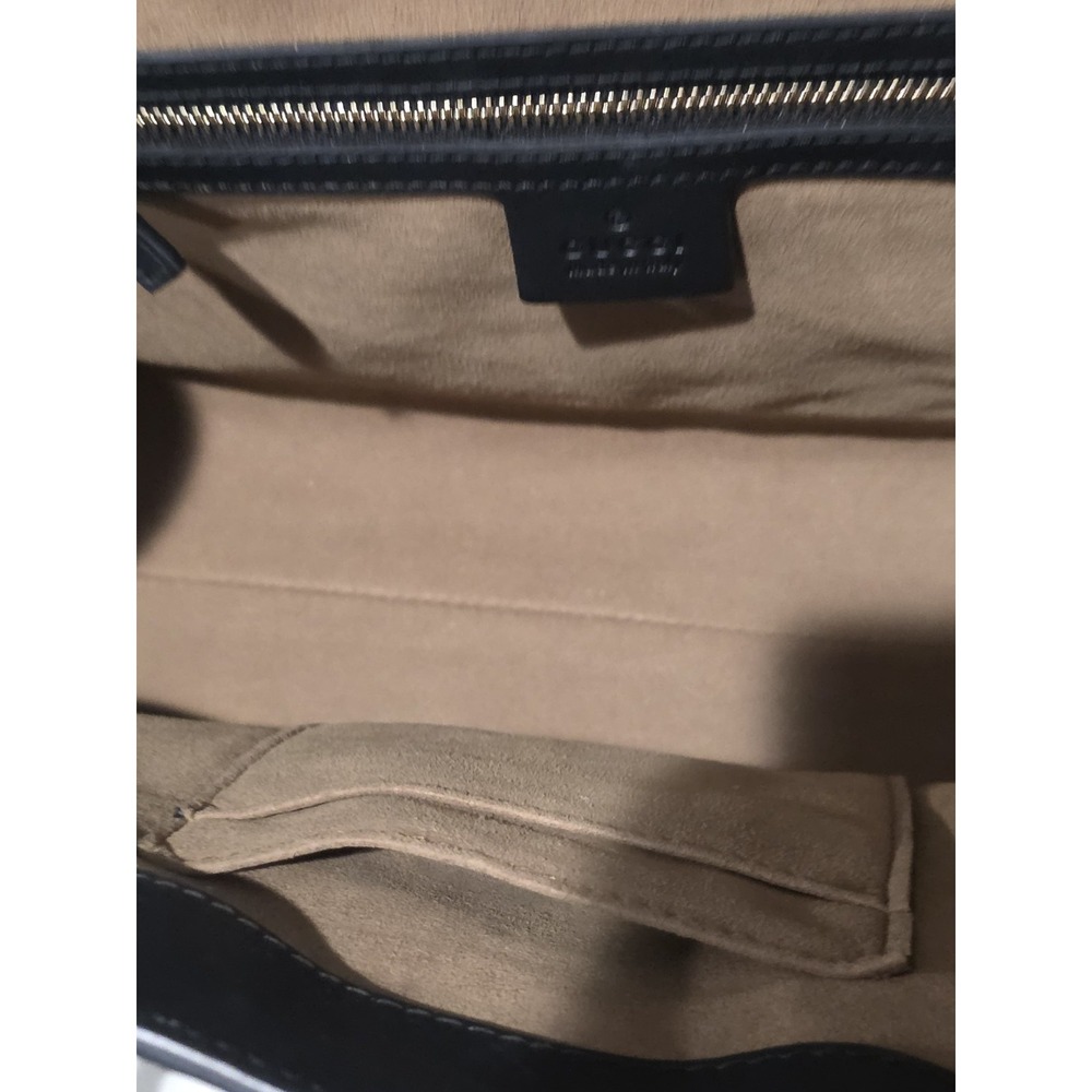 GUCCI GG Supreme Monogram Medium Padlock Tote Green Bag Authentic with Packaging - Picture 12 of 16